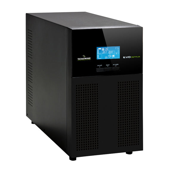 UPS EVO DSP PLUS 3600 PF 0,9 TOGETHER ON angled front view
