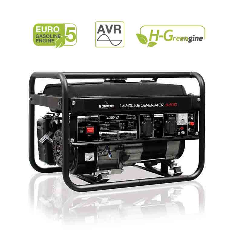 GASOLINE GENERATOR 3200VA front view
